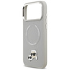 Etui Karl Lagerfeld Karl & Choupette     Pins MagSafe do iPhone 17 Pro Max szary