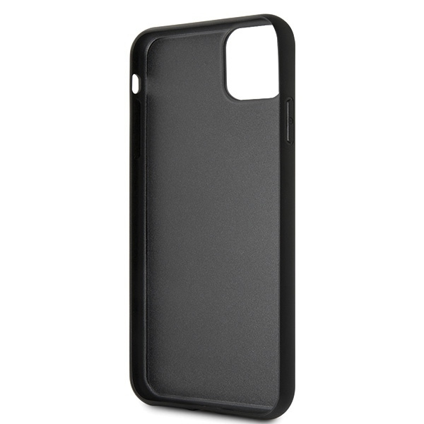 Guess GUHCN654GGPBK iPhone 11 Pro Maxczarny/black hard case 4G Double Layer Glitter