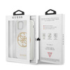 Guess GUHCN61TPUWHGLG iPhone 11 6,1" /Xr biały/white hard case Glitter 4G Circle Logo