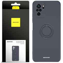Spacecase Etui Silicone Ring Redmi Note 10/10s black