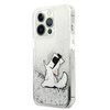 Karl Lagerfeld KLHCP13XGCFS iPhone 13Pro Max 6,7" srebrny/silver hardcase Liquid Glitter Choupette Fun