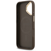Etui Guess 4G Strass Logo & Big Strap    Metal Buttons MagSafe do iPhone 17 brązowy