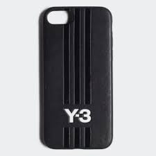 ETUI ADIDAS Y-3 MOULDED CASE LEATHER IPHONE 6 PLUS / 7 PLUS / 8 PLUS CZARNE WYPRZEDAŻ
