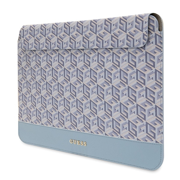 Guess Sleeve GUCS14HGCFSEB 14"niebieski/blue GCube Stripes