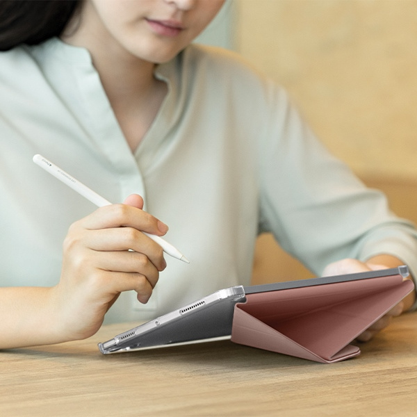 UNIQ etui Camden Click iPad Air 11" (2024) / iPad Air 10.9" (2022/2020) różowy/blush pink