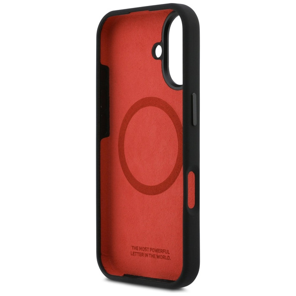 Etui BMW M Silicon Tricolor Line MagSafe do iPhone 17 czarny