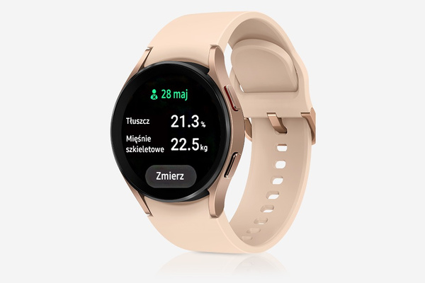 [OUTLET] Samsung Galaxy Watch4 40mm LTE R865F Pink z paskiem Rubber Band Pink Grade ABC