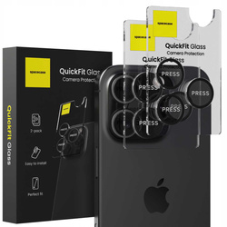 Spacecase Szkło na aparat QuickFit Camera iPhone 14 Pro/14 Pro Max black