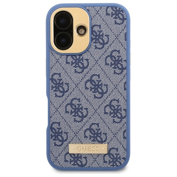 Guess GUHMP16MU4GPRB iPhone 16 Plus6.7" niebieski/blue hardcase 4G Logo Plate MagSafe