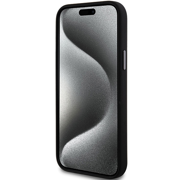 DKNY DKHCP15SSMCBSK iPhone 15 / 14 / 136.1" czarny/black hardcase Liquid Silicone Metal Logo