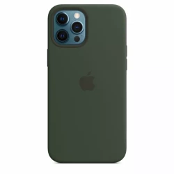 APPLE SILICONE MHLC3ZM/A CASE IPHONE 12 PRO MAX CYPRUS GREEN BEZ OPAKOWANIA