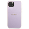 Guess GUHCP13SPSASBPU iPhone 13 mini5,4" fioletowy/purple Saffiano Hot Stamp & Metal Logo