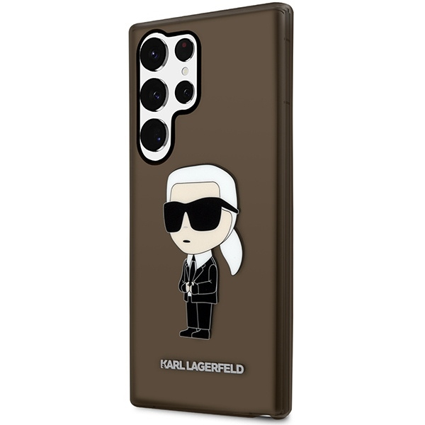 Karl Lagerfeld KLHCS23LHNIKTCK S23 Ultra S918 black/black hardcase Ikonik Karl Lagerfeld