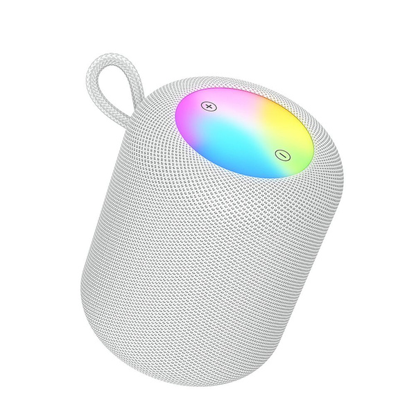 Głośnik bluetooth LED 5W 3h Hoco HC30 szary