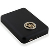 Guess Powerbank indukcyjny 5WGUPBM3AL4DMK 3000mAh czarny/black MagSafe 4G Strassed Metal Logo