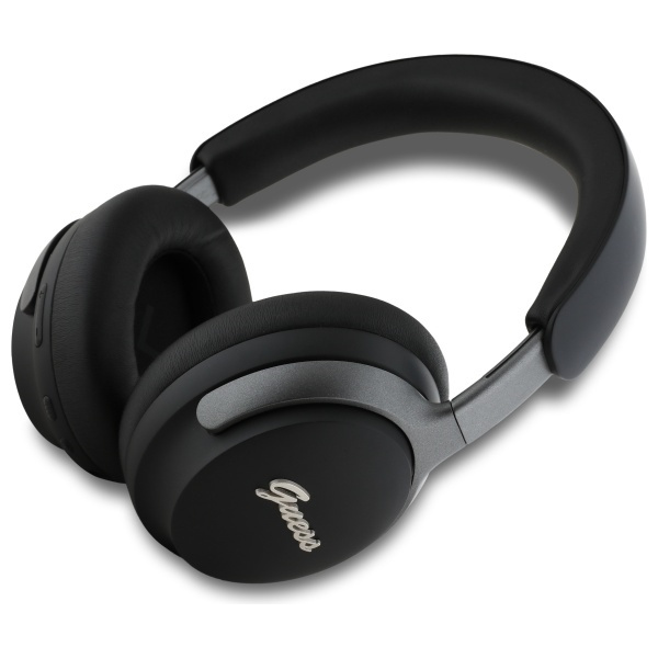 Guess słuchawki nauszne Bluetooth ANC    GUBHC22PSFCSMK czarny/black Metal Script Logo