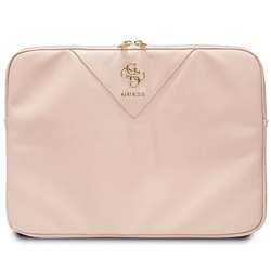 Guess Sleeve GUCS14ZPGSTEGP 14"różowy/pink Triangle 4G