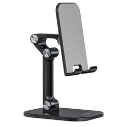 Uchwyt na telefon / tablet biurkowy składany Hoco (4,7" - 13") PH34 czarny
