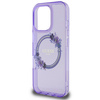 Guess GUHMP16LHFWFCU iPhone 16 Pro 6.3" purpurowy/purple hardcase IML Flowers Wreath MagSafe