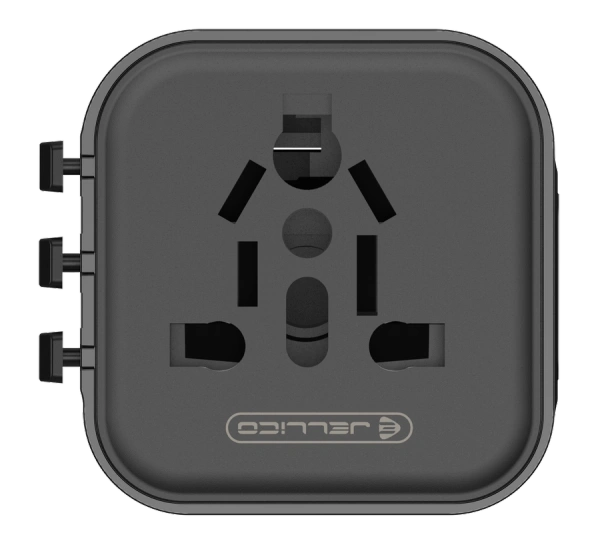 JELLICO universal travel adapter S7 Max 2500W Black