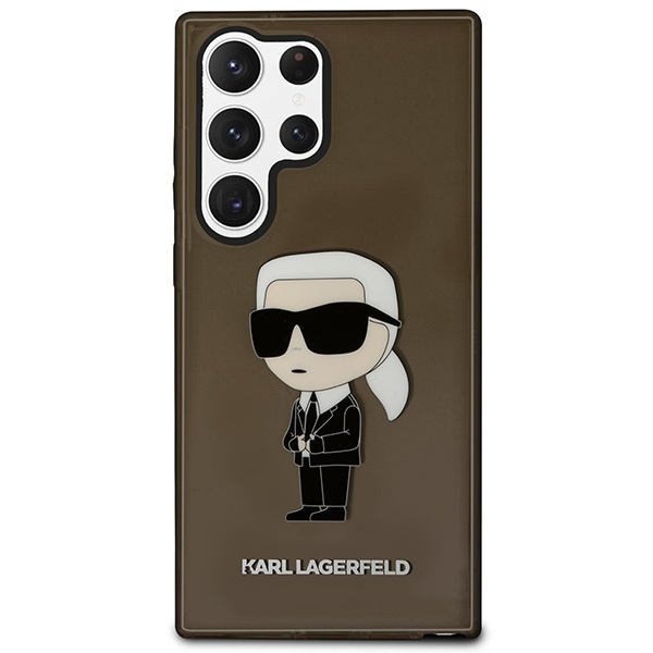 Karl Lagerfeld KLHCS23LHNIKTCK S23 Ultra S918 black/black hardcase Ikonik Karl Lagerfeld