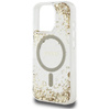 Etui Guess HC Resin Bottom Glitter do    iPhone 16 Pro MagSafe złoty
