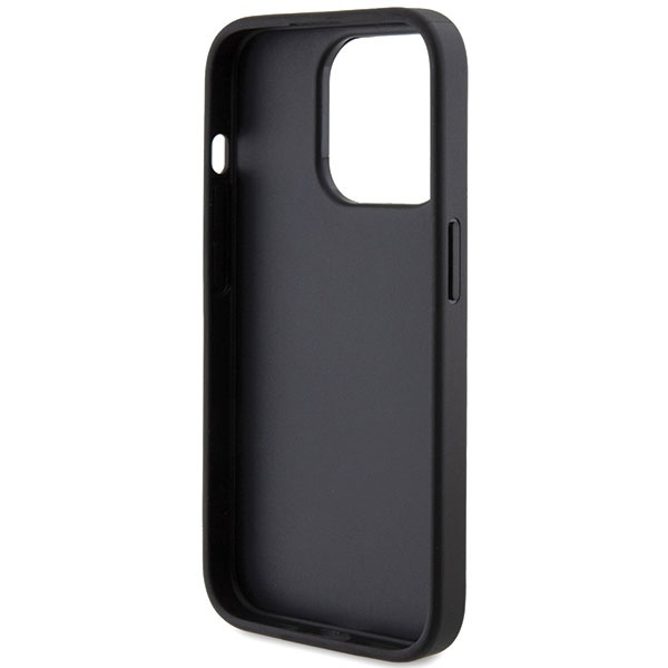 Guess GUHCP15LHG4SGK iPhone 15 Pro 6.1" czarny/black hardcase Glitter Script Big 4G