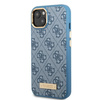 Guess GUHMP13MU4GPRB iPhone 13 / 14 / 156.1" niebieski/blue hard case 4G Logo Plate MagSafe