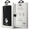 KARL LAGERFELD KLHCS24MSMHCNPK S24+ S926 CZARNY/BLACK HARDCASE SILICONE CHOUPETTE METAL PIN