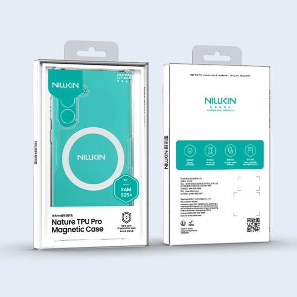 Nillkin Nature TPU Pro Magnetic Case with MagSafe for Samsung S25+ - White