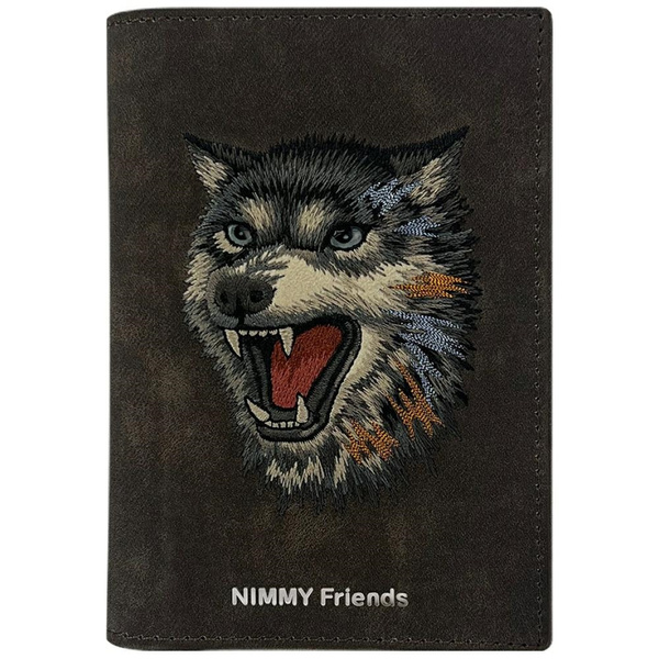 Etui na paszport Nimmy portfel Raptor    Wolf brązowy