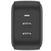 ENERGEA ład. siec. 2xUSB-C PD-PPS 45W 2C czarny/black US+EU Travelite GAN45