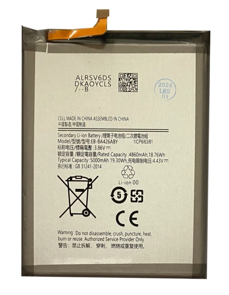 Battery for Samsung A32 5G/ 42 5G EB-BA426ABY