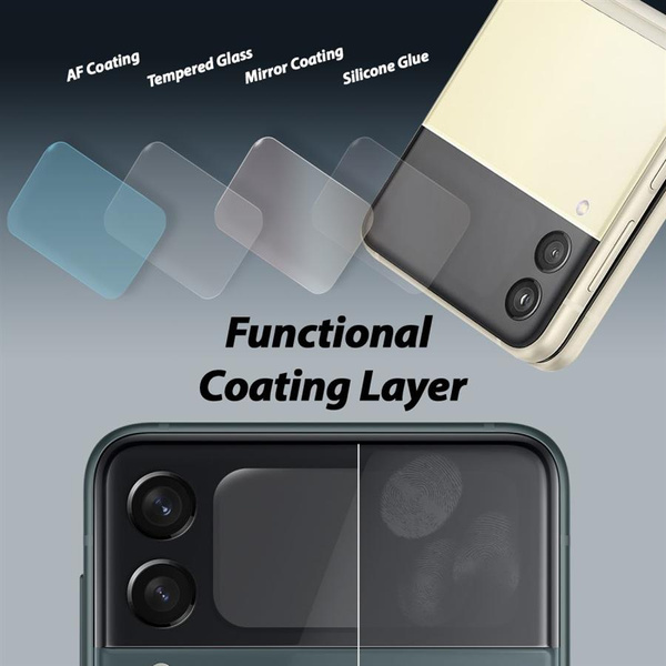 WHITESTONE EZ GLASS 2-PACK GALAXY WITH FLIP 4 TEMPERED GLASS