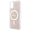 Guess GUHMN61H4STP iPhone 11 6.1"różowy/pink hardcase 4G MagSafe