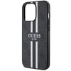 Guess GUHMP13XP4RPSK iPhone 13 Pro Max 6,7" czarny/black hardcase 4G Printed Stripes MagSafe