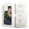 Guess GUHCP14MLFLSB iPhone 14 Plus / 15 Plus 6.7" niebieski/blue hardcase Flower Liquid Glitter
