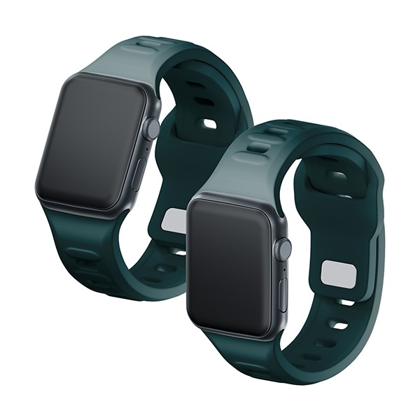 3MK Silicone Watch Strap zielony/ evergreen dla Apple Watch 38/40/41mm