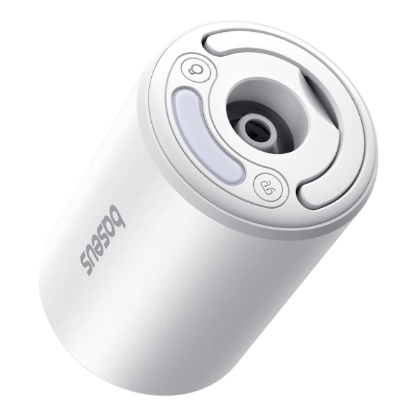 Pompka Baseus PocketGo Pro turystyczna z funkcją odpompowywania powietrza i latarką LED - biała