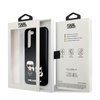 KARL LAGERFELD KLHCS22SSKCK S22 S901 HARDCASE CZARNY/BLACK SILICONE KARL & CHUPETTE