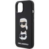 KARL LAGERFELD KLHCP15SSDHKCNK IPHONE 15 / 14 / 13 6.1" CZARNY/BLACK SILICONE KARL&CHOUPETTE HEAD