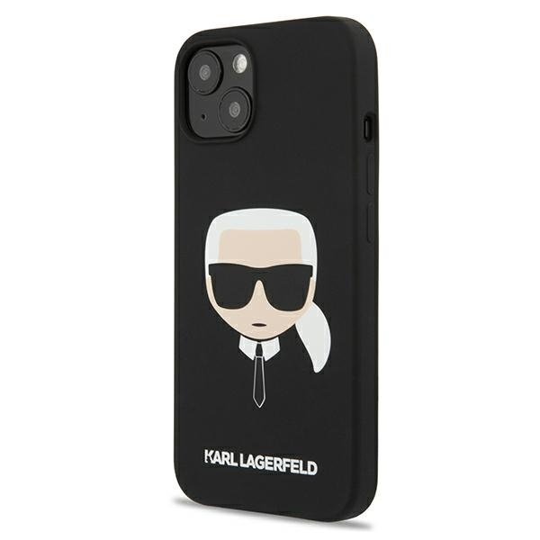 Karl Lagerfeld KLHCP13SSLKHBK iPhone 13 mini 5,4" czarny/black hardcase Silicone Karl's Head