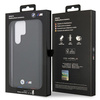 Etui BMW Leather Stamp Tricolor na Samsung Galaxy S23 Ultra - czarne