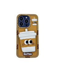 ETUI CASE 3D COFFEE WITH STAND IPHONE 14 PRO