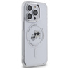 Karl Lagerfeld KLHMP14XHLSKCH iPhone 14 Pro Max 6.7" biały/white hardcase IML Metal Karl&Choupette Head MagSafe