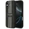 Etui Guess 4G Printed Stripes MagSafe do iPhone 17 czarny