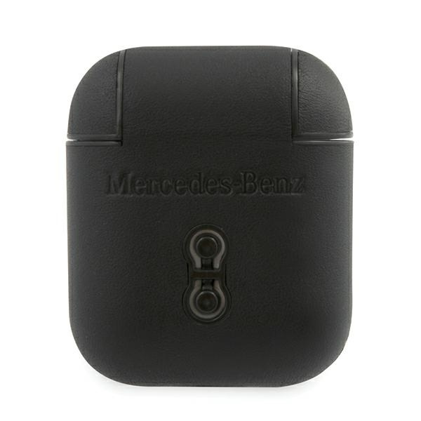 Etui Mercedes Electronic Line na AirPods 1/2 - czarne