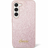 Guess GUHCS24SHGGSHP S24 S921różowy/pink hardcase Glitter Script