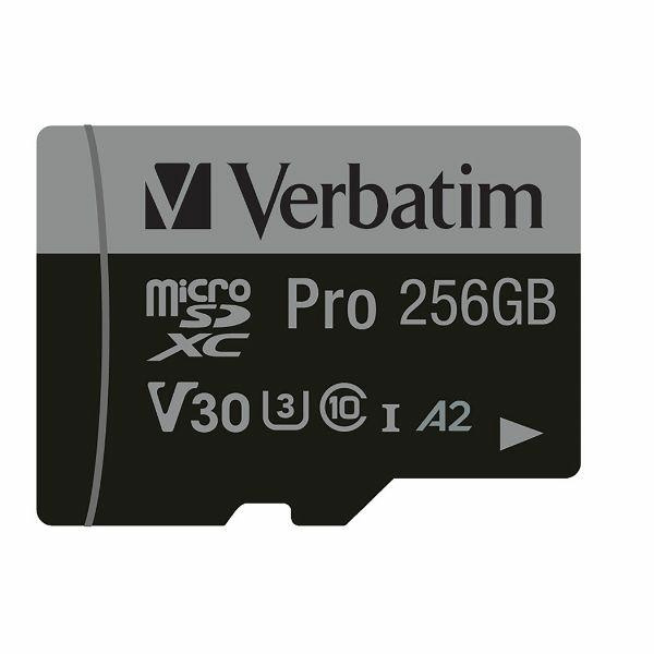 Verbatim Karta microSD 512GB + adapterPro U3 czarny/black 47046