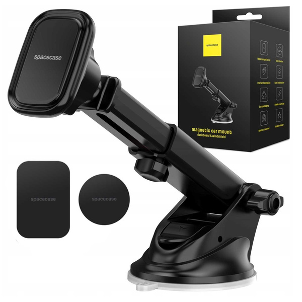 Spacecase Uchwyt samochodowy Car Holder SC10 Dash/Windshield Magnetic black